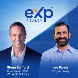 eXp executives Glenn Sanford and Leo Pareja