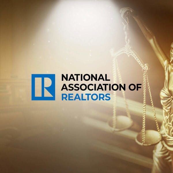 National Association of Realtors logo and the scales of justice.