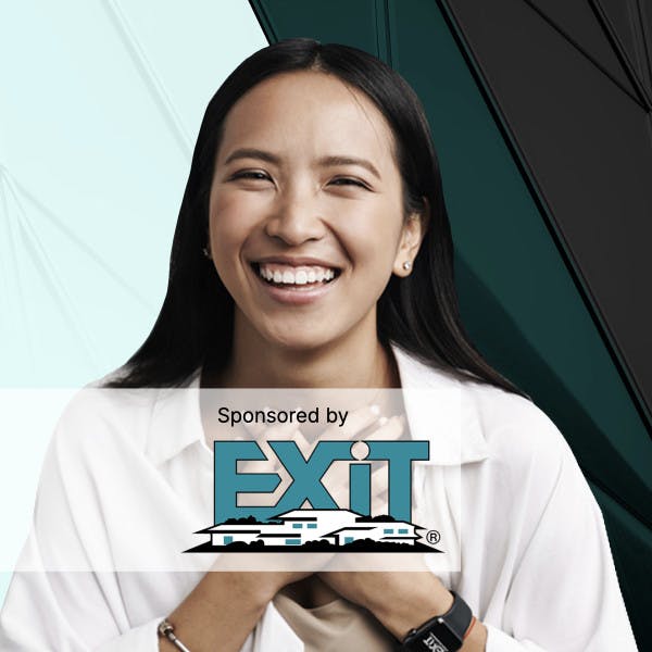 A smiling woman behind the EXIT Realty logo.