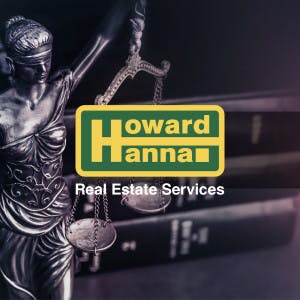 Howard Hanna Real Estate logo and the scales of justice