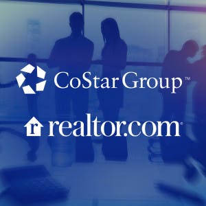 CoStar and Realtor logos