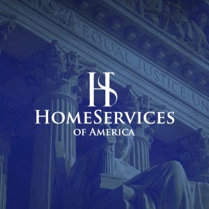 HomeServices of America logo and a courthouse exterior
