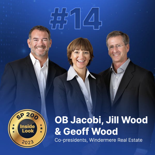 SP200 logo with OB Jacobi, Jill Wood & Geoof Wood and no. 14