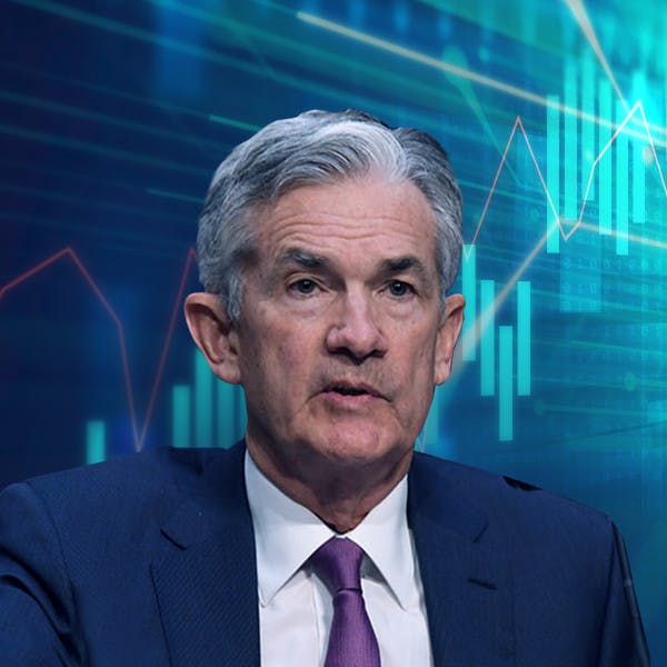A headshot of Fed Chair Jerome Powell