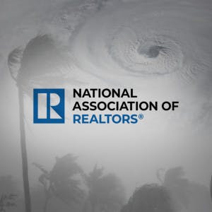 NAR logo and hurricane