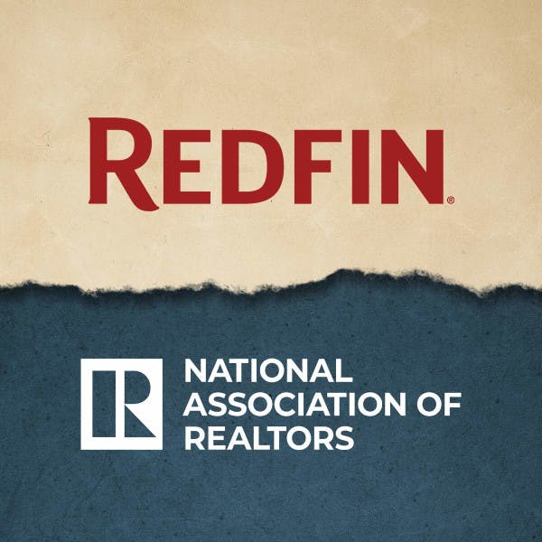 The Redfin and NAR logos.