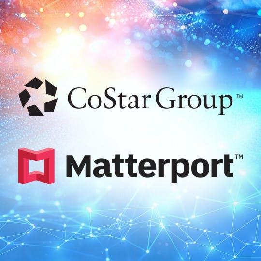CoStar Group and Matterport logos