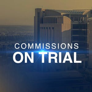 Commissions on trial and the Charles E. Whittaker courthouse in Kansas City, Mo.